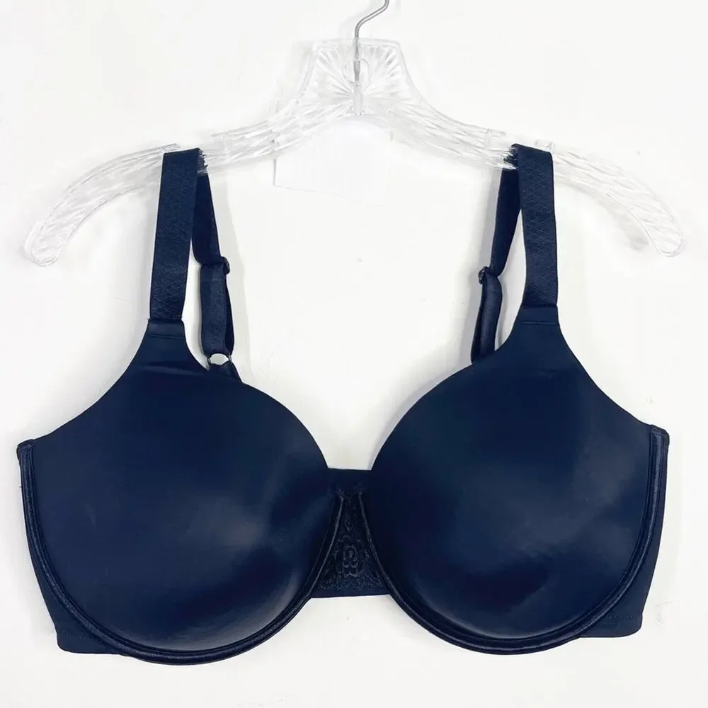 VANITY FAIR Beauty Back Smoothing Full Figure Contour Bra  Sz. 40DDD Black - Picture 3 of 4